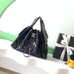 CHANEL 26S HOBO BAG 30 IN BLACK CALFSKIN - Image 10
