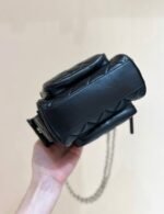 CHANEL CAMERA BAG 23 IN CONGO BLACK SHINY CALFSKIN - Image 14