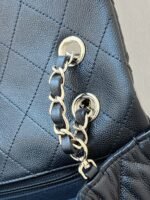 25S CHANEL CLASSIC JUMBO BAG 38 IN BLACK LAMBSKIN - Image 7