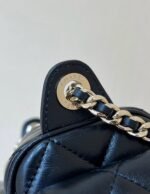 CHANEL CAMERA BAG 23 IN CONGO BLACK SHINY CALFSKIN - Image 17