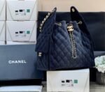 CC 25 HANDBAG 40 IN DARK BLUE DENIM GOLD HARDWARE - Image 12