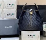 CC 25 HANDBAG 40 IN DARK BLUE DENIM GOLD HARDWARE - Image 13