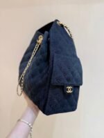 CC 25 HANDBAG 40 IN DARK BLUE DENIM GOLD HARDWARE - Image 5