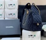 CC 25 HANDBAG 40 IN DARK BLUE DENIM GOLD HARDWARE - Image 8