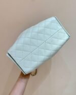 CHANEL 25S HANDBAG IN PALE CYAN 30 CALFSKIN GOLD HARDWARE - Image 18