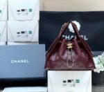 CHANEL 25S HANDBAG IN ROSSO ANCORA RED 30 GRAINED CALFSKIN GOLD HARDWARE - Image 16