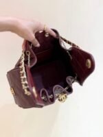 CHANEL 25S HANDBAG IN ROSSO ANCORA RED 30 GRAINED CALFSKIN GOLD HARDWARE - Image 5