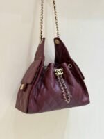 CHANEL 25S HANDBAG IN ROSSO ANCORA RED 30 GRAINED CALFSKIN GOLD HARDWARE - Image 4