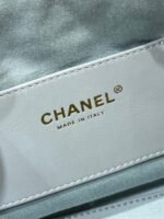 CHANEL 25S HANDBAG IN LIGHT BLUE 30 GRAINED CALFSKIN GOLD HARDWARE - Image 16