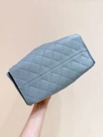 CHANEL 25S HANDBAG IN LIGHT BLUE 30 GRAINED CALFSKIN GOLD HARDWARE - Image 15