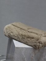 KATE FLAP BAG 28 IN ECRU BEIGE RABBIT FUR GOLD CHAIN - Image 16