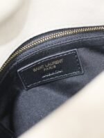 YSL 25S LOULOU PUFFER MM 29 IN SMOKEY TAUPE SUEDE GOLD HARDWRE - Image 18