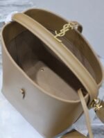YSL 25S LE 5 À 7 BAG 26 IN BROWN CALFSKIN GOLD HARDWARE - Image 14