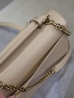 YSL 25S SUNSET MM 25 IN NUDE CALFSKIN GOLD HARDWARE - Image 6