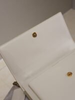 YSL 25S SUNSET MM 25 IN IVORY CALFSKIN GOLD HARDWRE - Image 17