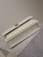YSL 25S SUNSET MM 25 IN IVORY CALFSKIN GOLD HARDWRE - Image 9