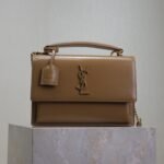 YSL 25S SUNSET MM 25 IN FOX CALFSKIN GOLD HARDWARE - Image 10