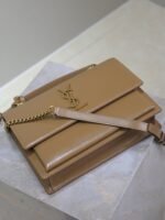 YSL 25S SUNSET MM 25 IN FOX CALFSKIN GOLD HARDWARE - Image 13