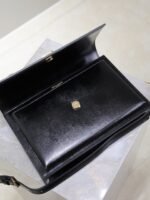 YSL 25S SUNSET MM 25 IN BLACK CALFSKIN GOLD HARDWARE - Image 18