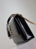 YSL 25S SUNSET MM 25 IN BLACK CALFSKIN GOLD HARDWARE - Image 16