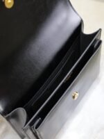 YSL 25S SUNSET MM 25 IN BLACK CALFSKIN GOLD HARDWARE - Image 14