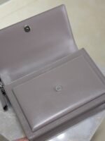 YSL 25S SUNSET BAG 22 IN DARK PURPLE CALFSKIN SILVER HARDWARE - Image 2