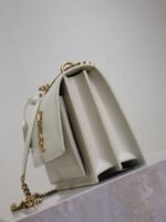 YSL 25S SUNSET BAG 22 IN IVORY CALFSKIN GOLD HARDWRE - Image 17