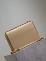 YSL 25S SUNSET BAG 22 IN NUDE CALFSKIN GOLD HARDWARE - Image 11