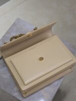 YSL 25S SUNSET BAG 22 IN NUDE CALFSKIN GOLD HARDWRE - Image 13