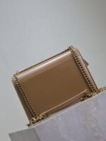 YSL 25S SUNSET BAG 22 IN BROWN CALFSKIN GOLD HARDWRE - Image 11