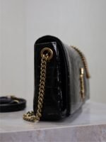 KATE 99 MEDIUM BAG 26 IN BLACK CROCODILE-EMBOSSED CALFSKIN COPPER HARDWARE - Image 4