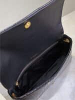KATE 99 MEDIUM BAG 26 IN BLACK CROCODILE-EMBOSSED CALFSKIN COPPER HARDWARE - Image 17