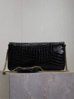 KATE 99 MEDIUM BAG 26 IN BLACK CROCODILE-EMBOSSED CALFSKIN COPPER HARDWARE - Image 2