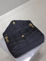 YSL 25S LOULOU PUFFER MEDIUM 29 IN BLACK NYLON - Image 13