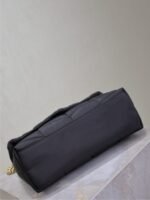YSL 25S LOULOU PUFFER MEDIUM 29 IN BLACK NYLON - Image 9