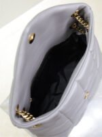 YSL 25S LOULOU PUFFER MEDIUM 29 IN SMOKY LAVENDER CALFSKIN - Image 5