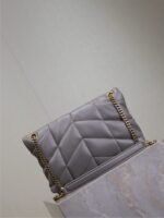 YSL 25S LOULOU PUFFER MEDIUM 29 IN SMOKY LAVENDER CALFSKIN - Image 2