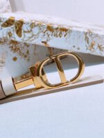 DIOR 25S BELT 20 MM IN LIGHT BEIGE BROWN CALFSKIN 572903 - Image 11