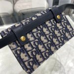 CD SADDLE 17CM BELT BEG BLUE OBLIQUE EMBROIDERY - Image 14