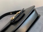 GG 1955 Horsebit Bag 25cm Black Calfskin Gold Hardware - Image 5