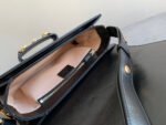 GG 1955 Horsebit Bag 25cm Black Calfskin Gold Hardware - Image 7