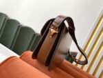 GG 1955 Horsebit Bag 25cm Brown Calfskin Gold Hardware - Image 11