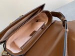GG 1955 Horsebit Bag 25cm Brown Calfskin Gold Hardware - Image 6