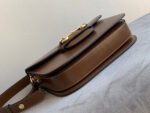 GG 1955 Horsebit Bag 25cm Brown Calfskin Gold Hardware - Image 8