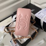 CC Vanity Case 17cm Pink Lambskin Gold hardware - Image 5