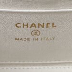 CC Vanity Case 17cm White Lambskin Gold hardware - Image 18