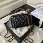 CC Vanity Case 17cm Black Lambskin Gold hardware - Image 2