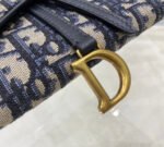 CD Saddle WOC 19cm Blue Obique Embroidery - Image 7