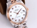 DATEJUST 41MM TWO-TONE WHITE DIAL DIAMOND NUMERAL - Image 3