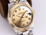 DATEJUST 41 TWO-TONE YELLOW DIAL DIAMOND NUMERALS - Image 3